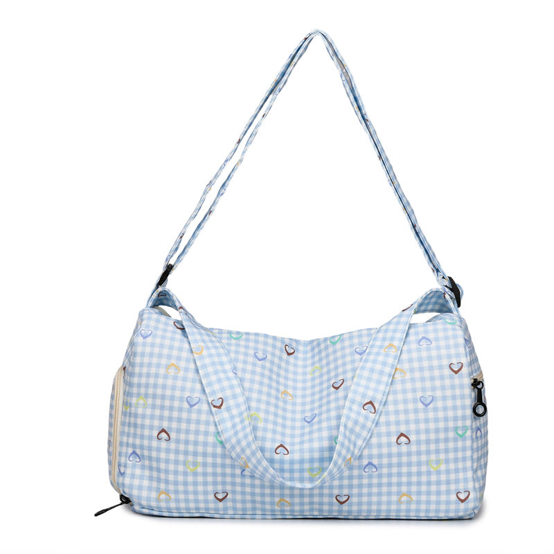Sporty shoulder bag with unique star pattern Bowlift