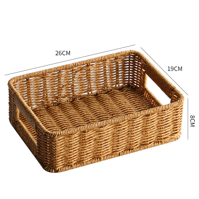 Unisex Practical Storage Basket made of Woven Material Bowlift
