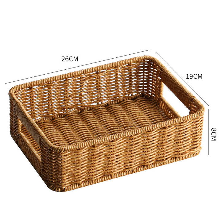 Unisex Practical Storage Basket made of Woven Material Bowlift
