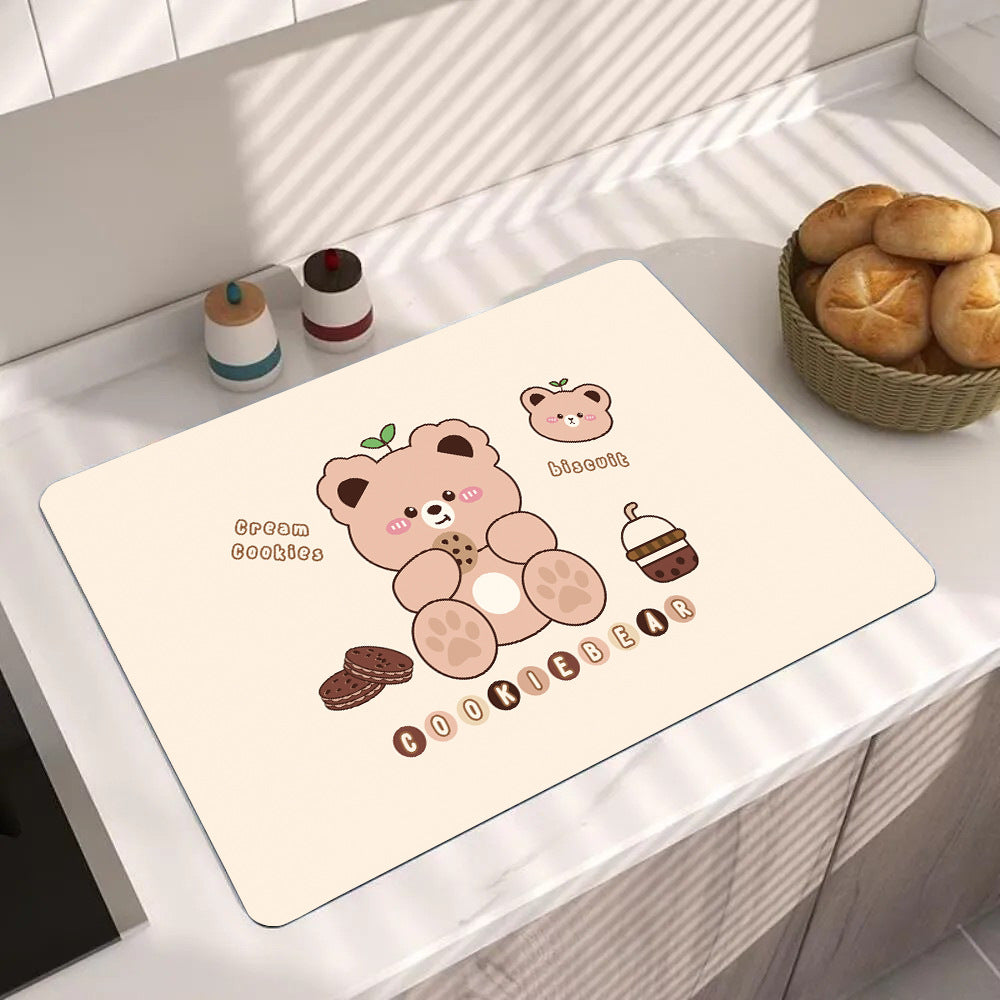 Cute Cartoon Food-Themed Kitchen Mat Bowlift