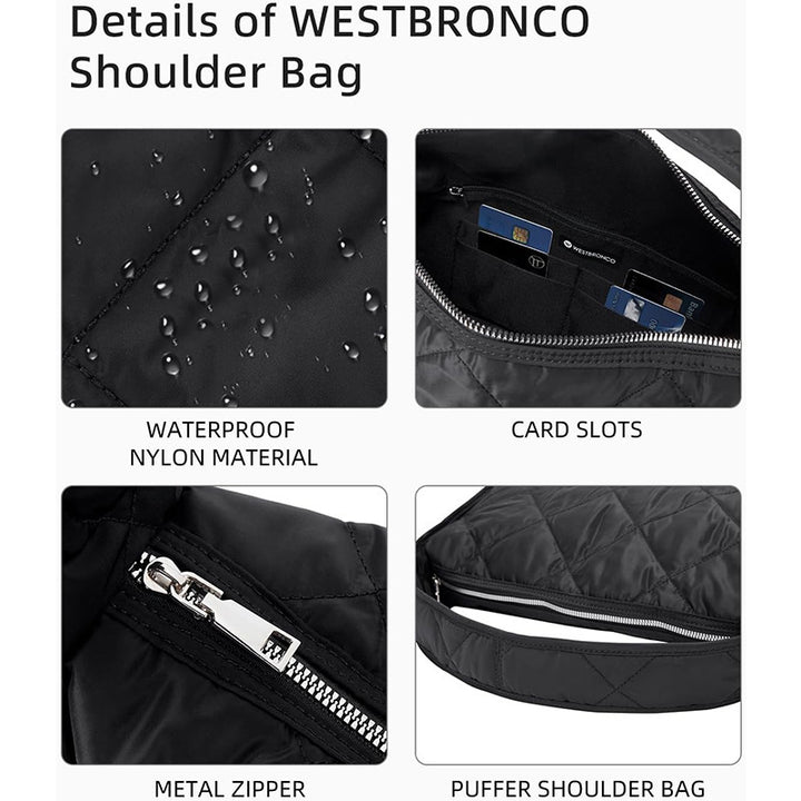 Stylish and Padded Shoulder Bag Bowlift