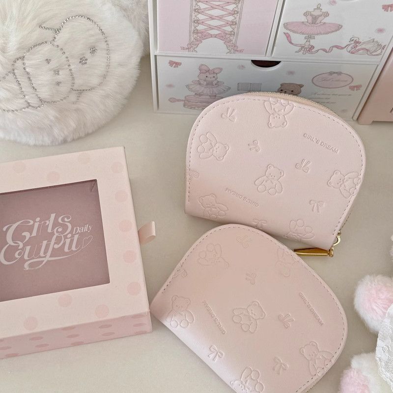 Cute Cartoon-Embossed Mini Pouch Bowlift