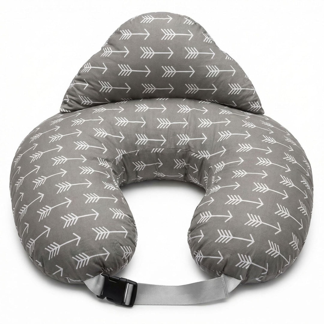 Still- and relaxation cushion with adjustable back support Bowlift