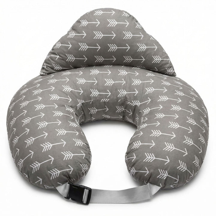 Still- and relaxation cushion with adjustable back support Bowlift