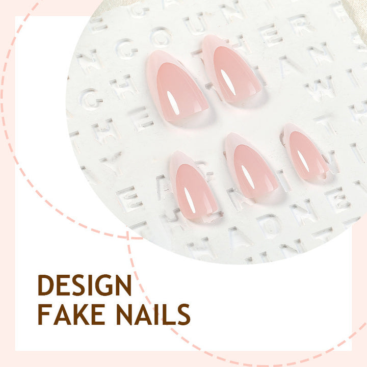 Artificial nail set with trendy, minimalist design Bowlift