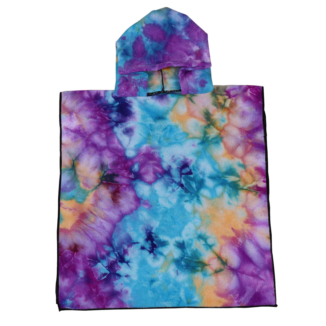 Fluffy Bath Poncho with Hood Bowlift