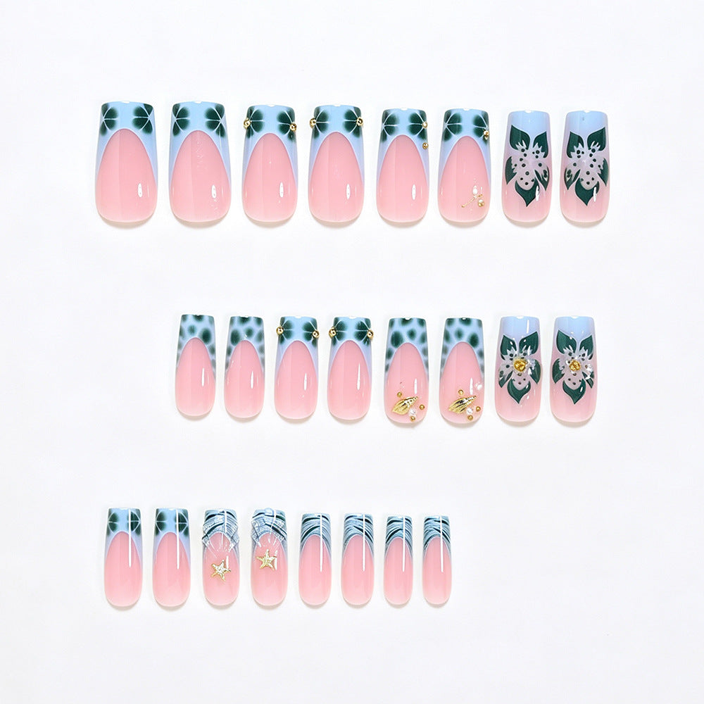 Artistic Long Acrylic Nail Extensions Bowlift