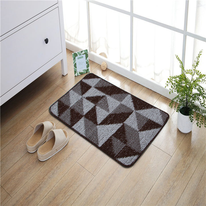 Geometric Print Anti-Slip Bath Mat Bowlift