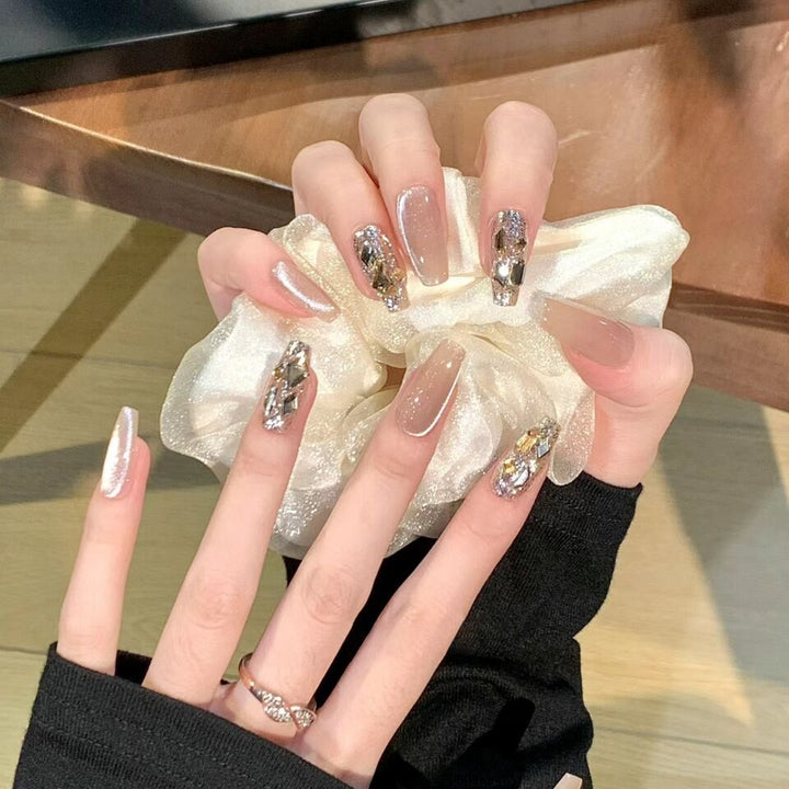 Whimsical Character-Designed Press-On Nail Art Bowlift