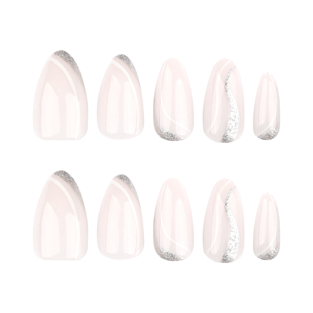 Artful nail designs with shimmering accents Bowlift