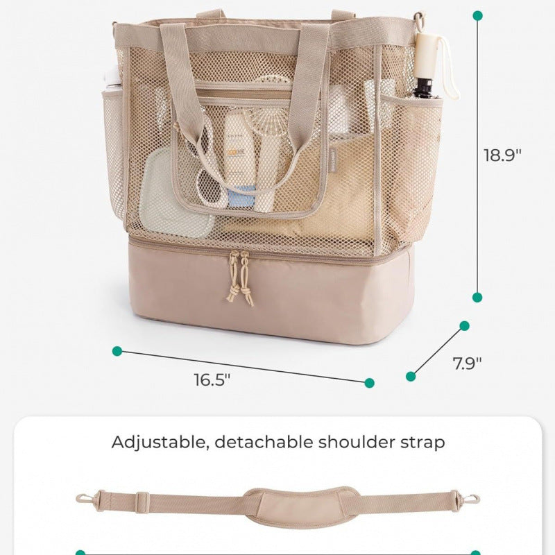 Cooler and transport bag with insulated interior Bowlift