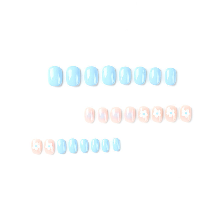 Noble Nail Art with Flower Decoration Bowlift