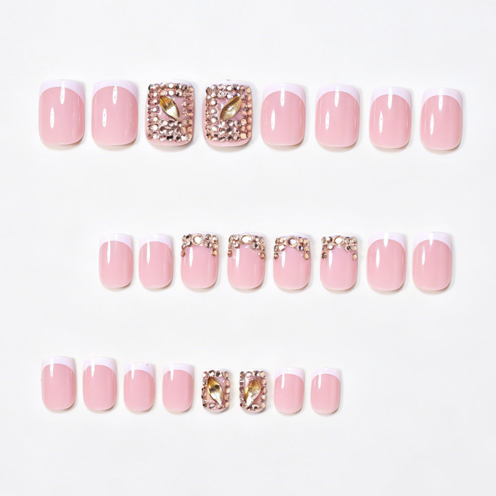 Elegant Decorative Press-On Nail Art Bowlift