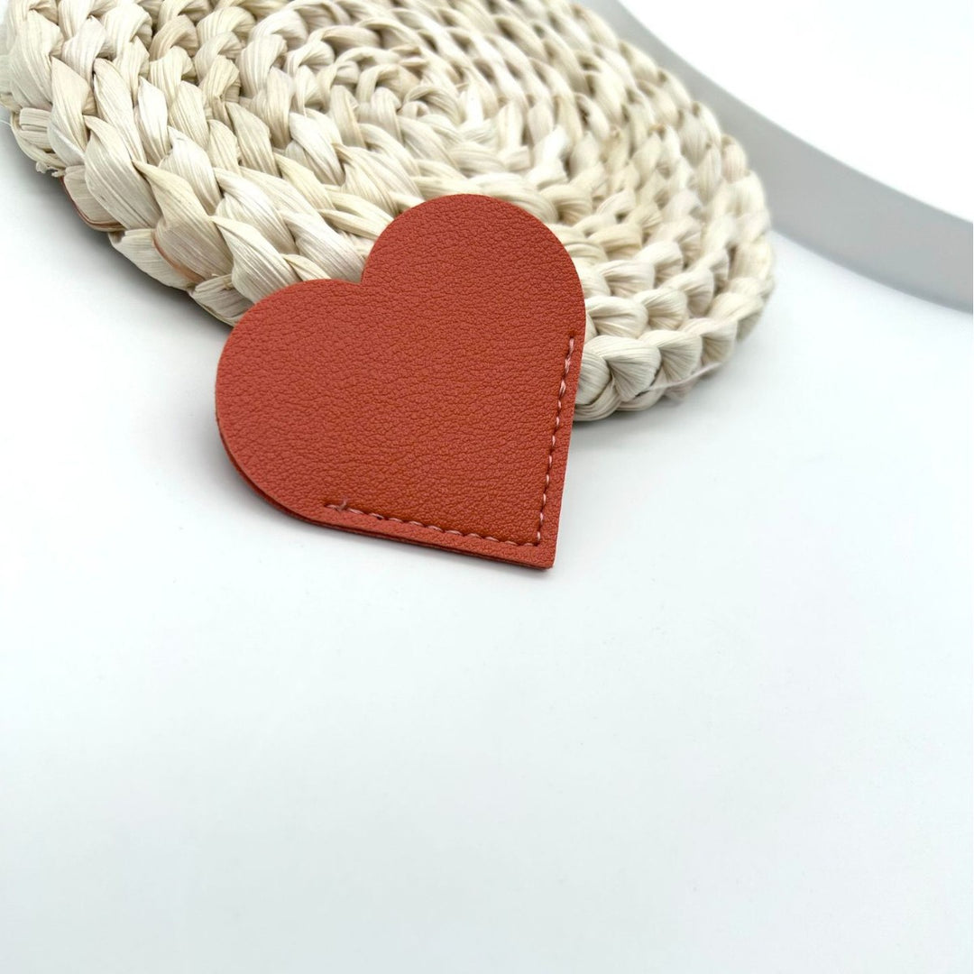 Heart-Shaped Leather Accessory Bowlift
