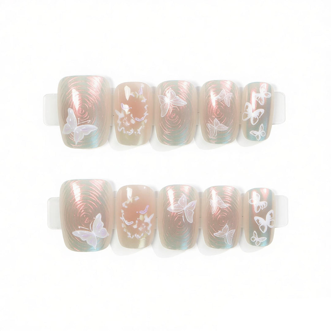 Elegant Butterfly Nail Art Set Bowlift