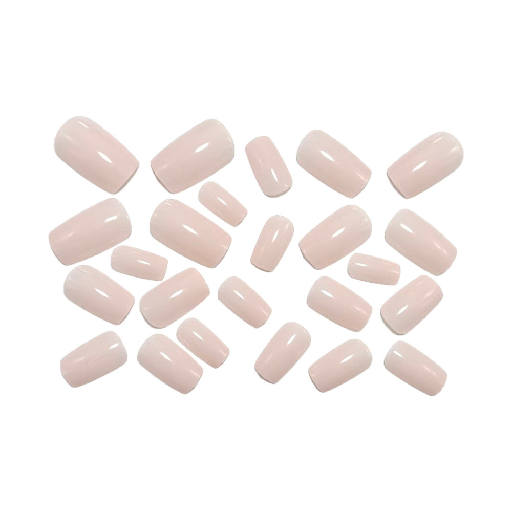 Elegant Artificial Nails in Nude Look Bowlift