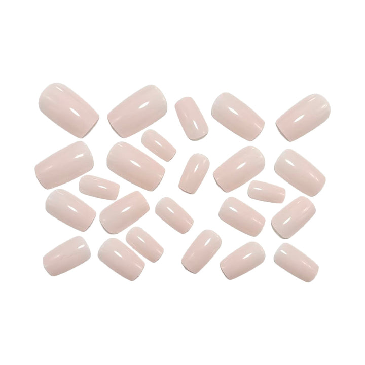 Elegant Artificial Nails in Nude Look Bowlift