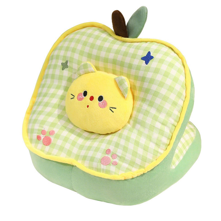 Plush pillow with plum motif Bowlift