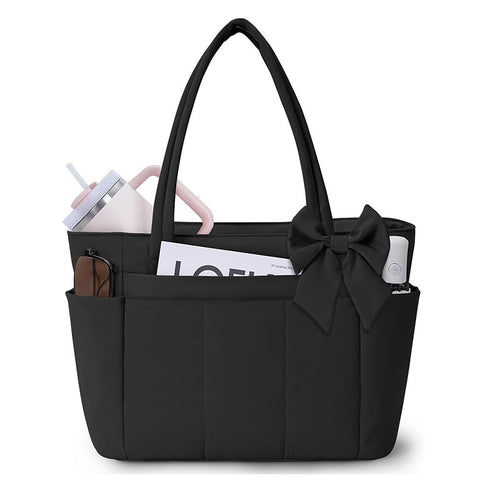 Elegant shopping bag with side pockets Bowlift