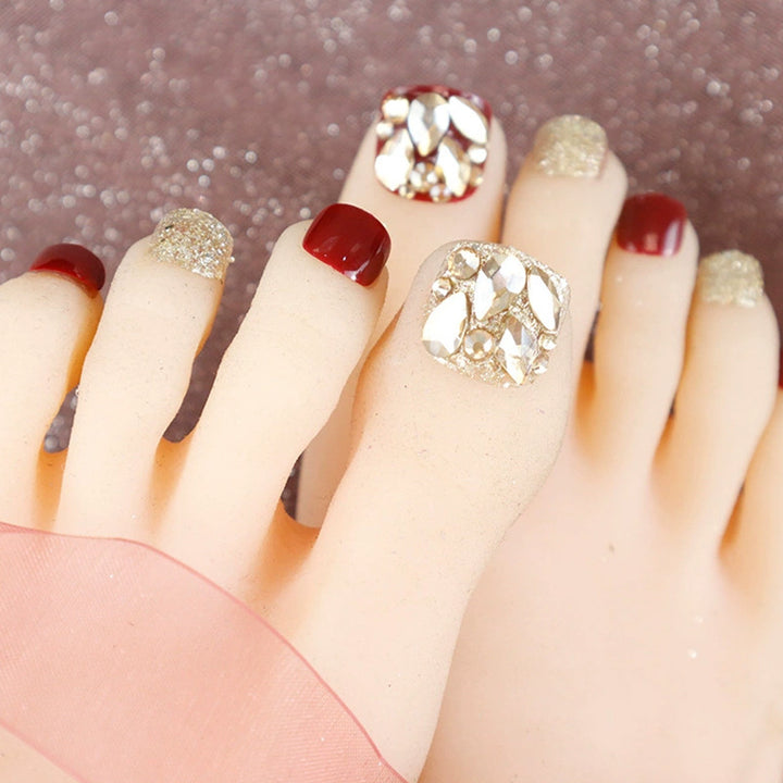 Premium Decorative Press-On Nail Set Bowlift