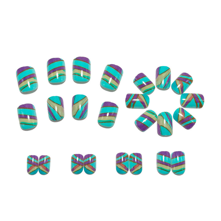 Creative artificial nails with geometric design Bowlift 1788232658