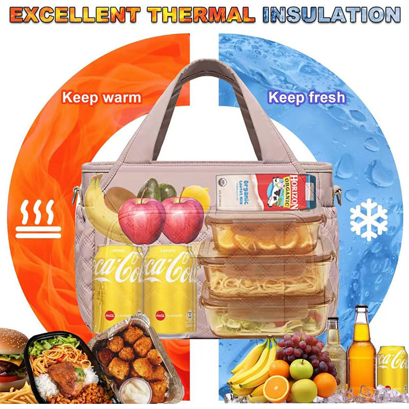 Quilted Multi-Pocket Handbag Bowlift