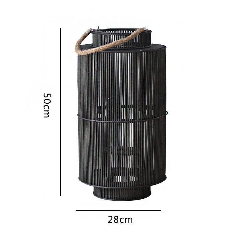 Decorative Rattan Lantern Bowlift