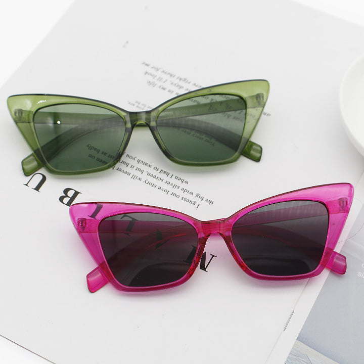 Women's Fashion Cat-Eye Sunglasses with High-Quality Frame Structure Bowlift
