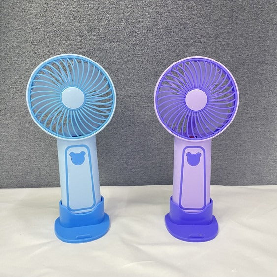 Unisex Portable Hand Fan with Comfortable Ergonomic Shape Bowlift