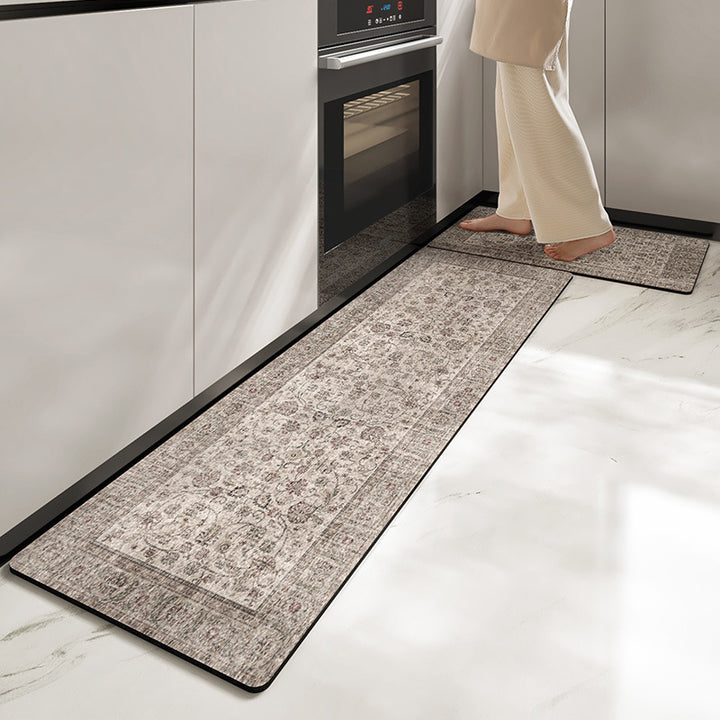 Vintage-Inspired Kitchen Runner Mat Bowlift