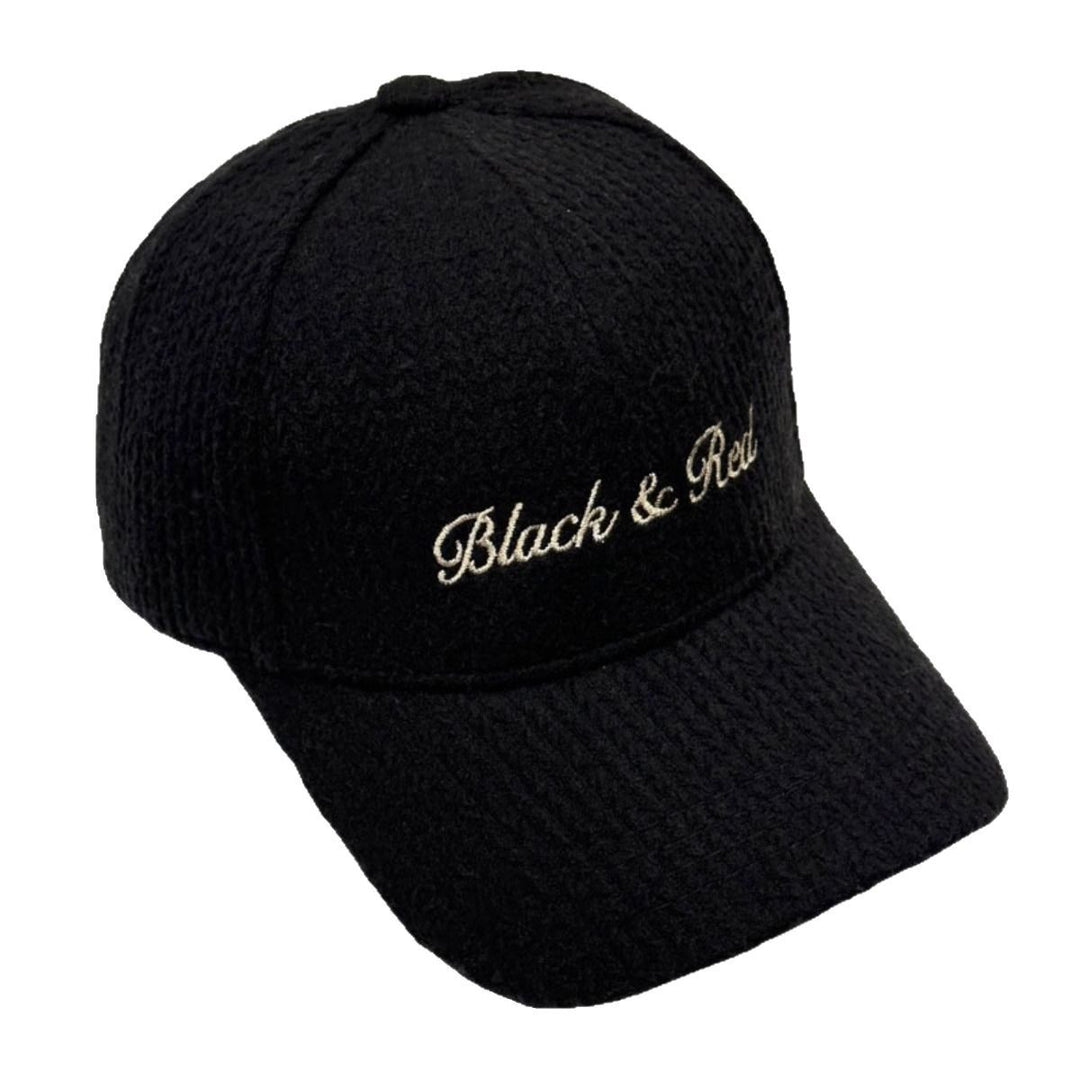 Women's Textured Knitted Baseball Cap Bowlift