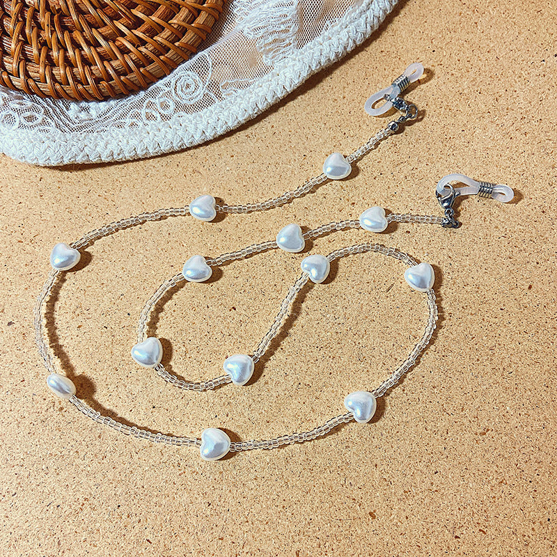 Jewelry holder chain with beads Bowlift