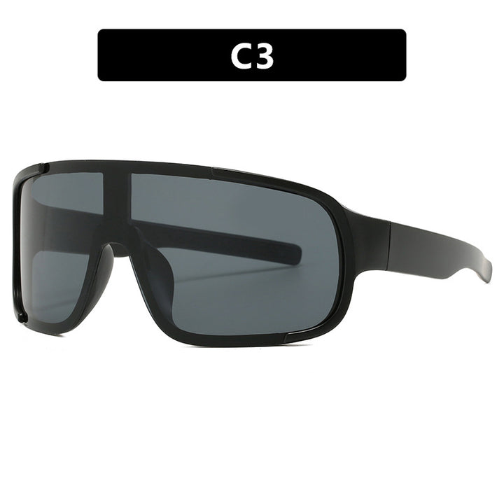 Women's sporty UV protection sunglasses with wide, aerodynamic shape Bowlift