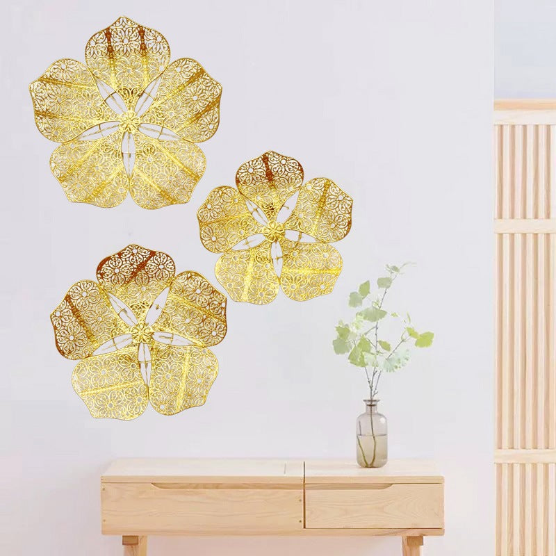 Decorative Floral Wall Art Sculpture Bowlift