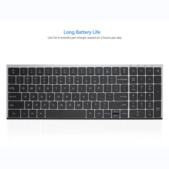 Ultra-lightweight wireless keyboard with long battery life Bowlift