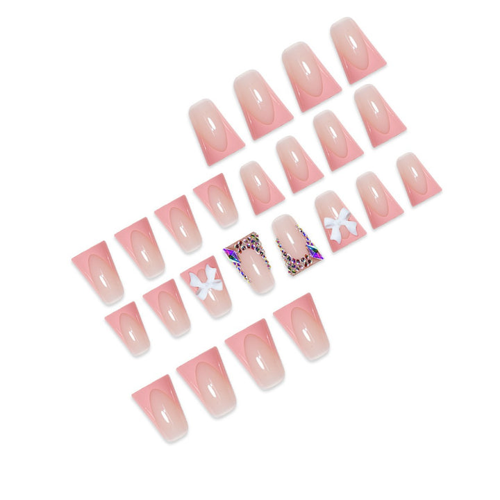 Elegant Designer Press-On Nail Set Bowlift