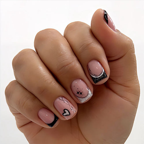 Artificial nail art with glamorous design Bowlift