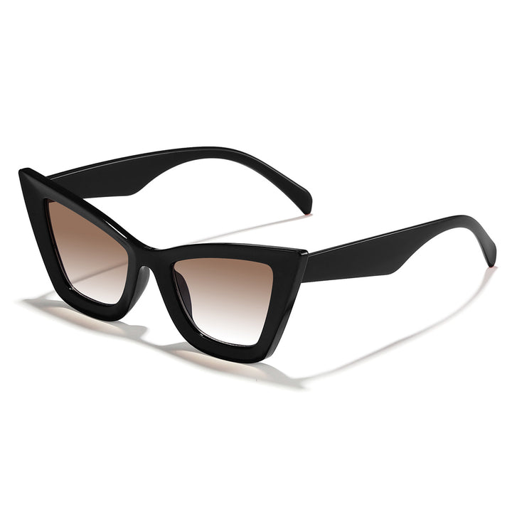 Women's Cat-Eye Sunglasses with Modern Frame and UV Protection Bowlift