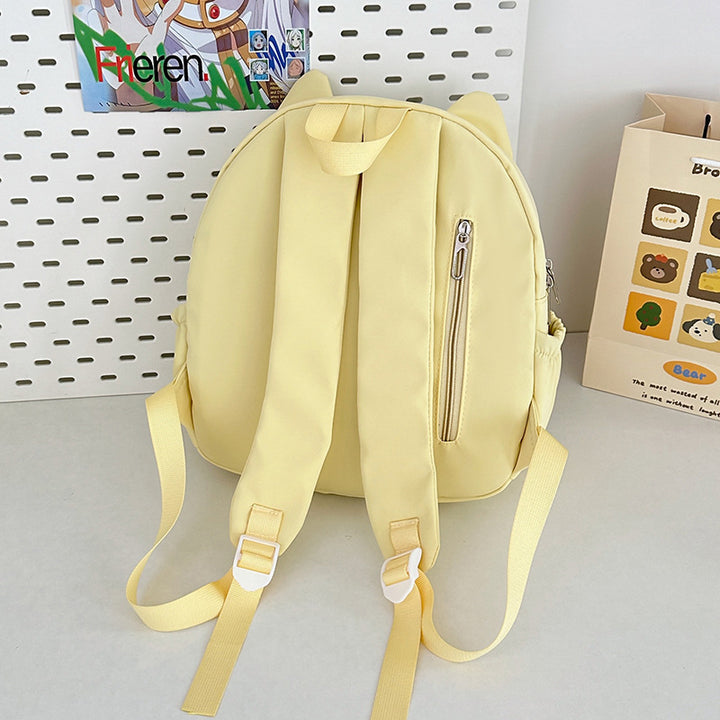 Plush Backpack with Playful Animal Design Bowlift