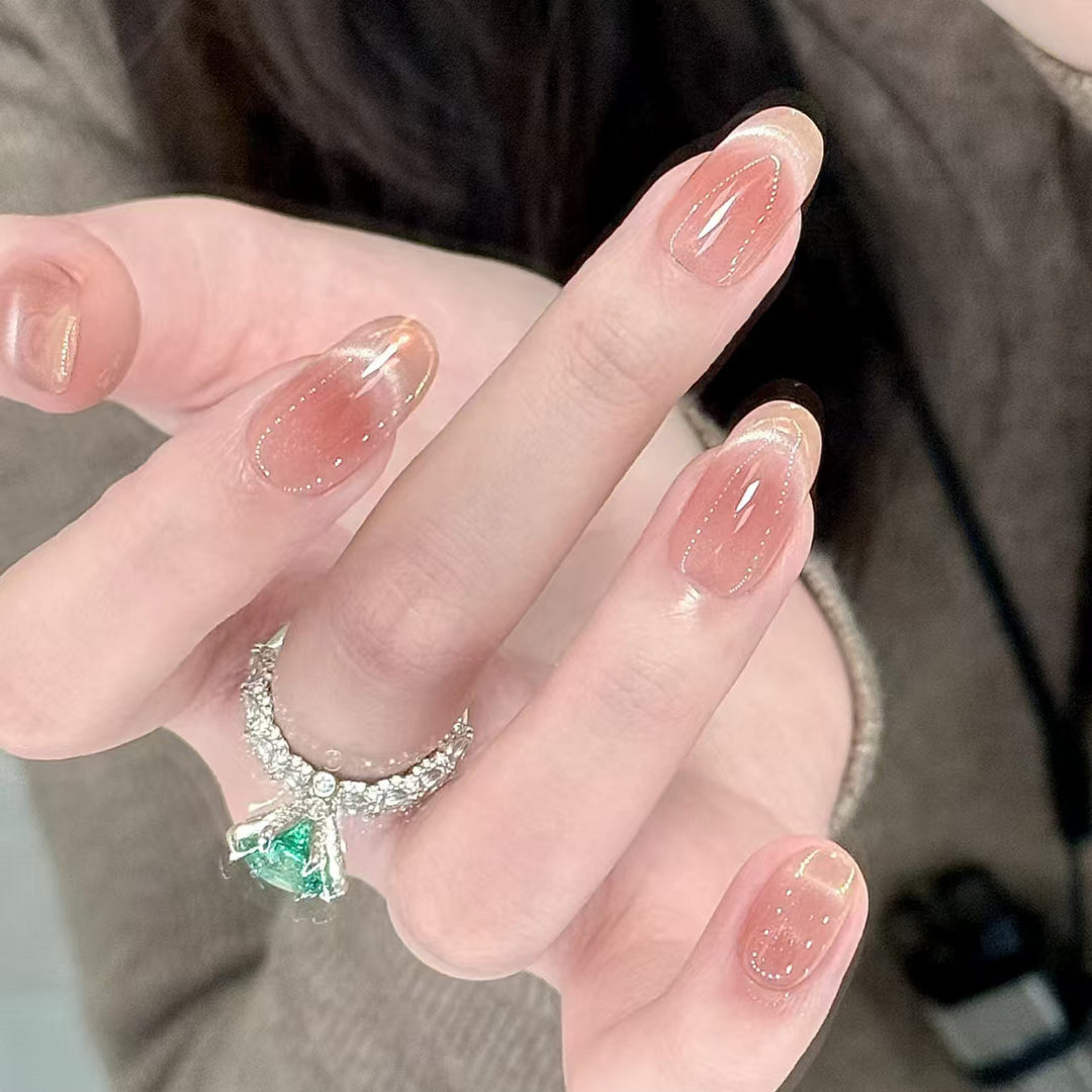 Whimsical Character-Designed Press-On Nail Art Bowlift