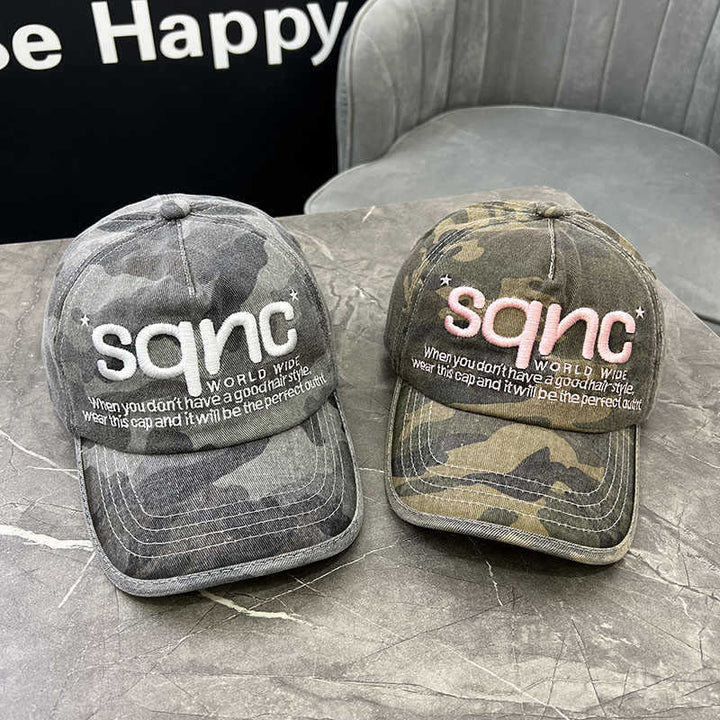 Unisex Camouflage Embroidered Baseball Hat Bowlift