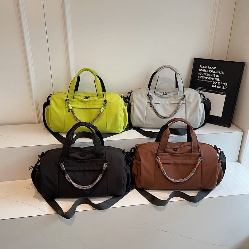 Sporty Travel Bag with Multifunctional Design Bowlift