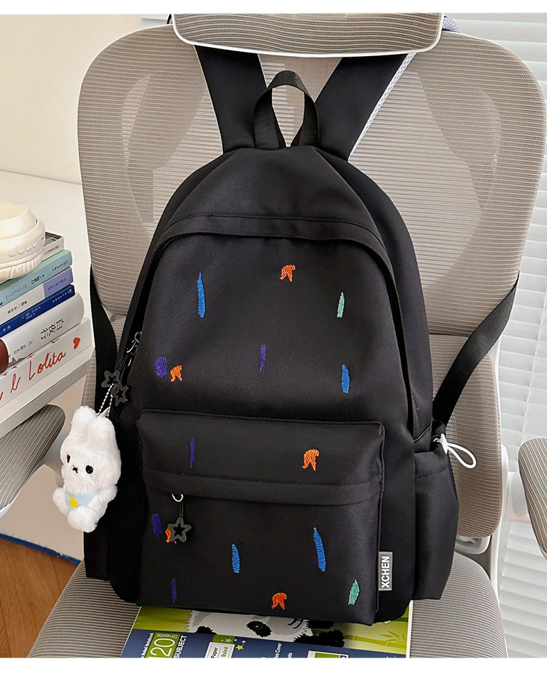 Artistic Embroidered Backpack