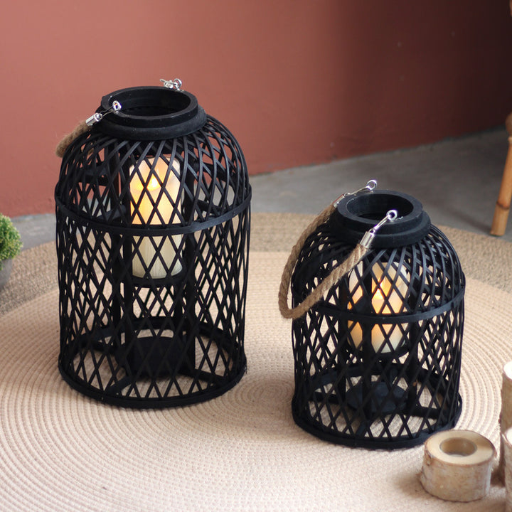 Handcrafted Rattan Lamp Bowlift
