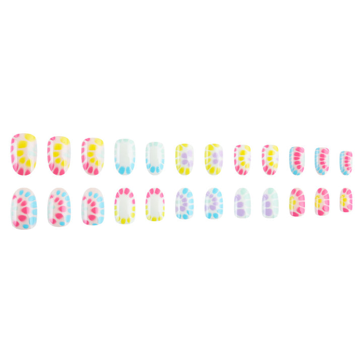 Artistic Watercolor Nail Art Bowlift