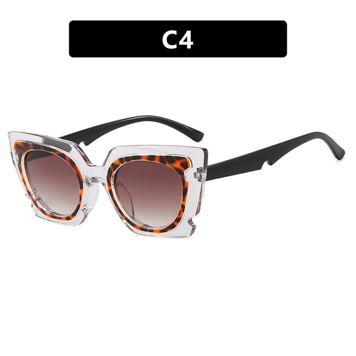 Women's oversized sunglasses with extravagant frame and UV protection Bowlift