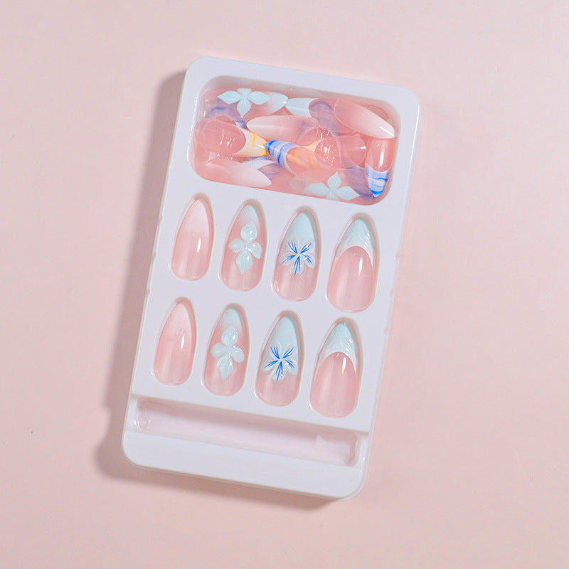 Premium Press-On Nail Set with Decorative Accents Bowlift