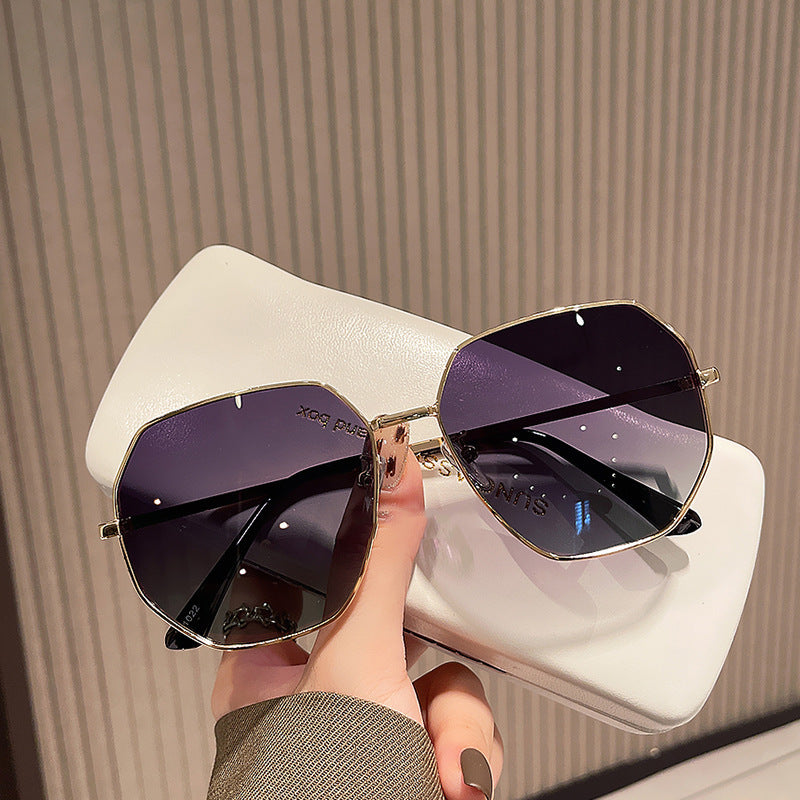 Ladies fashionable octagonal sunglasses Bowlift