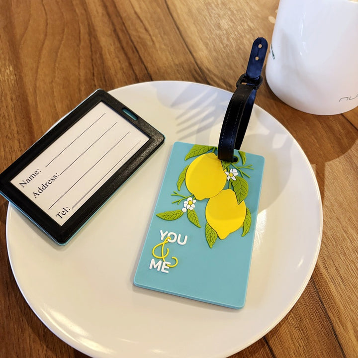 Fun Fruit-Themed Luggage Tag Bowlift