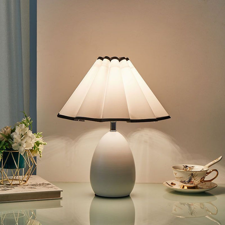 Adjustable Fabric Shade Table Lamp